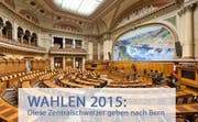 20 Zentralschweizer gehen neu oder wieder nach Bern. (Bild: Keystone)
