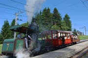 Dampflock Nummer 7 der Rigi-Bahnen. (Bild: Leserin Doris Abegg-Schäfer)