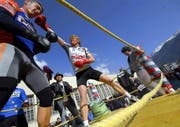 Als Beweis: Bruno Risi steht am Güdismontag 2007 in Altdorf im Ring. (Bild Angel Sanchez/Neue UZ)