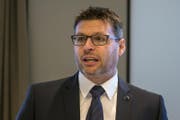 Marcel Waldis, Leiter Finanzen der Rigi Bahnen AG: «Der Unternehmensgewinn beträgt rund 1,5 Millionen Franken». (Bild: Alexandra Wey / Keystone (Luzern, 7. April 2017))