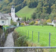 Das hochwassergefährdete Gebiet entlang des Humligenbachs-Zälglibachs in Wolfenschiessen. (Bild: Archiv Neue NZ)