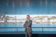 Philipp Keller auf der Dachterrasse des KKL. (Bild: Roger Grütter (Luzern, 19. Oktober))