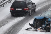 Die Strecke war zum Zeitpunkt des Unfalls schneebedeckt. (Bild: Geri Holdener / Bote der Urschweiz)