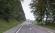 Auch auf der Hauptstrasse zwischen Sihlbrugg und Baar müssen die Waldeigentümer die Bäume zurückschneiden. (Bild: Google Maps)