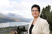 Die FDP-Regierungsratskandidatin Maya Büchi im Februar 2014 bei ihr zu Hause in Sachseln. (Bild: Corinne Glanzmann / Neue OZ)