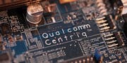 Nahaufnahme eines Serverprozessors von Qualcomm am Mobile World Congress in Barcelona. (Bild: Simon Dawson/Bloomberg (27. Februar 2018))