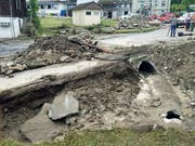 Der Götzentalbach, der hier anfangs Dörfli durch eine Röhre führt, könnte künftig offengelegt werden. (Bild René Meier)