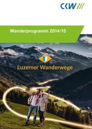 Das neue Wanderprogramm der CKW. (Bild: Prospekt-Cover, pd)