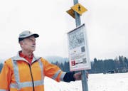 Peter Hugener vom Verein Zuger Wanderwege. (Bild: Werner Schelbert (Unterägeri, 16. November 2017))