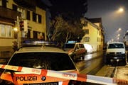 Blick auf den Tatort an der Schachenstrasse. (Bild: Nadia Schärli (Kriens, 20. Januar 2014))