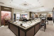 Die Bucherer-Boutique im Zürcher Einkaufspalast Jelmoli. (Bild: pd)