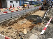 Einbau der Werkleitungen (Bild: PD)