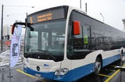 Am 11. Dezember 2016 wird die neue Buslinie 5 in Betrieb genommen. Dazu sind aber noch Arbeiten im Bereich des Pilatusplatzes und der Obergrundstrasse nötig. (Bild: Beatrice Vogel / Neue LZ)