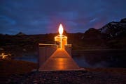 Die Flamme der Kerze ist 6 Meter hoch. (Bild: PD)