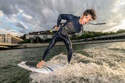 Selbst enge Kurven und Drehungen sind für den Luzerner Edi Sommer (34) kein Problem. (Bilder PD/Marco Schaffner)