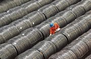 2,9 Prozent der US-Stahlimporte stammen direkt aus China. (Bild: Getty (Dalian, 15. Mai 2017))
