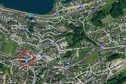 Der Unfall ereignete sich im Zentrum Wolleraus. (Bild: search.ch)