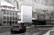 Die Gütschbahn soll eine markante Talstation an der Baselstrasse erhalten. (Visualisierung Marques AG + Architekturbüro Iwan Bühler GmbH; siehe auch Bild unten)