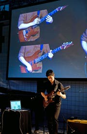 Die Verbindung von Ton und Bildern war einer der vielen Glanzpunkte der New Music Days. (Bild: Corinne Glanzmann)