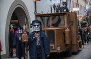 Nekraxas fingen als Traumfänger alles ein, auch Albträume. (Bild: Boris Bürgisser (Luzern, 23. Februar 2017))