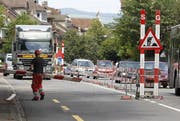In der Stadt Zug folgen in der nächsten Zeit diverse Sanierungs- und Bauvorhaben an - unter anderem auch auf der Artherstrasse (Bild). (Bild: Stefan Kaiser / Neue ZZ)