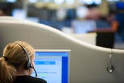 Blick in ein Callcenter (Bild: Keystone)