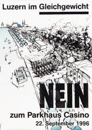 Abstimmungsplakat der Grünen und ein Wahlkampfplakat von Renata Meile als Mitglied der Progressiven Organisationen (Poch). Aus diesen entsprangen 1987 die Grünen Luzern. (Bild: pd)