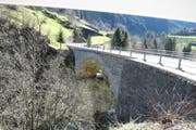 Die Reussbrücke Meitschligen zwischen Amsteg und Gurtnellen. (Bild: PD)