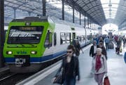 Der Zug des Typs Nina im Bahnhof Luzern. (Bild: PD)