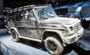 Die neue G-Klasse von Mercedes-Benz in Detroit. (Bild: KEY)
