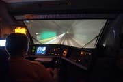 In bisher 500 Testfahrten wurden bisher Informationen über die Hochgeschwindigkeitsdurchfahrten durch den Gotthard-Basistunnel gesammelt. (Bild: PD)