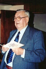Immer authentisch und kraftvoll: Alois Hürlimann († 2003) würde heute seinen 100. Geburtstag feiern. Er führte stets eine kleine Agenda, auf deren erste Seite er seine Leitsprüche einzutragen pflegte. (Bild: PD)