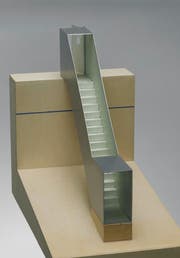 Die begehbare Skulptur «Seesicht» von Roman Signer gibt es bisher nur im Modell. (Bild: pd)