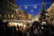 Impressionen vom Weihnachtsmarkt in Willisau. (Bild: LZ Archiv (Wilisau, 8. Dezember 2012))
