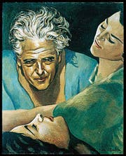 Selbstporträt mit zwei Schönheiten (1940). (Bild: PD)
