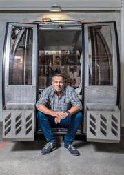 «Manchmal habe ich den Eindruck, ich kenne Luzern schon besser als mancher Luzerner»: Stefan Gubser während unseres Interviews im Kornsilo Zürich. (Bild Dominik Wunderli)