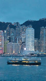 Hauptattraktion in Hongkong: der Blick über den Victoria-Hafen auf die Innenstadt. (Bild: Kin Cheung/AP (20. Juni 2017))