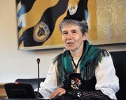 Die Andermatter CVP-Politikerin Frieda Steffen ist seit gestern die höchste Urnerin. (Bild Urs Hanhart)