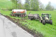 Die Unfallstelle in Steinen. (Bild: Kapo SZ)