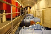 Turbine des Elektrizitätswerk Obwalden (Bild: PD)