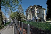 Das besetzte Haus an der Obergrundstrasse in Luzern muss bis Samstag geräumt sein. (Bild: Pius Amrein/Neue LZ)