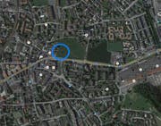 Auf dem Areal der Obermühle in Baar soll eine Asylunterkunft gebaut werden. (Bild: Google Maps)