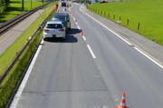 Die 83-Jährige geriet auf die Gegenfahrbahn. (Bild: pd)