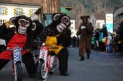 Affen am Altdorfer Umzug. (Bild: Urs Hanhart/Neue UZ)