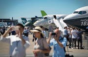 An der 52. Pariser Air-Show gibt es zahlreiche Neuheiten aus der Branche zu bestaunen. (Bild: Ian Langsdon/EPA (Le Bourget, 19. Juni 2017))