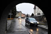 Die Luzernerstrasse in Eschenbach. (Bild: Corinne Glanzmann / Neue LZ)