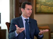 Syriens Präsident Baschar al-Assad: "Wir haben keine Chemiewaffen. 2013 haben wir auf unser gesamtes Arsenal verzichtet." (Archivbild) (Bild AP/Syrian Presidency/)