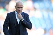 Carlos Bernegger, Trainer des FC Luzern, während der Paritie gegen den FC Zürich am letzten Sonntag. (Bild: Philipp Schmidli / Neue LZ)