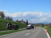 Die Unfallstelle in Mühlau (Bild: Kapo Aargau)