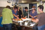 Auch Catering gehört zum Haushaltservice der Urner Bäuerinnen. (Bild: pd)